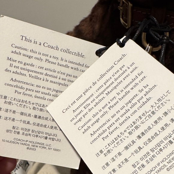 Coach Collectible Bear 2023 - Picture 8 of 8